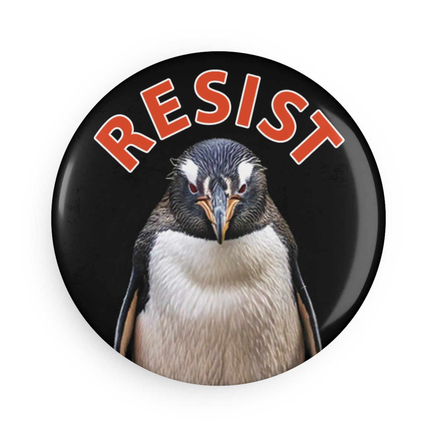 Button: Penguin: "Resist"