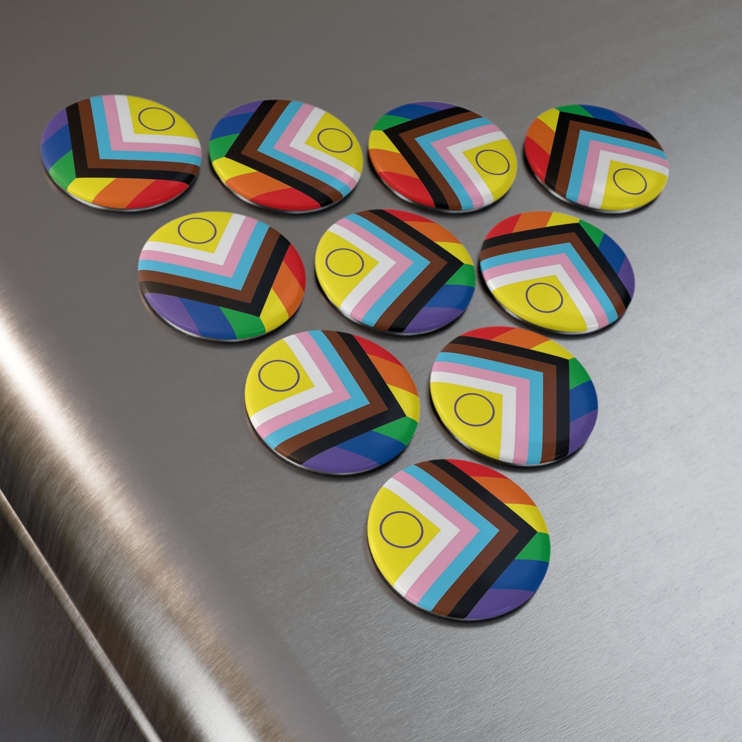 Magnet: Intersex-Inclusive Pride Progress Flag