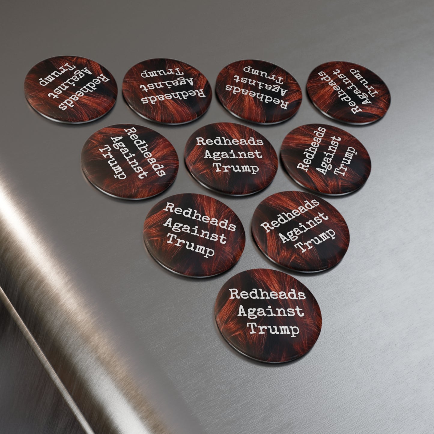 Magnet: “Redheads Against Trump”