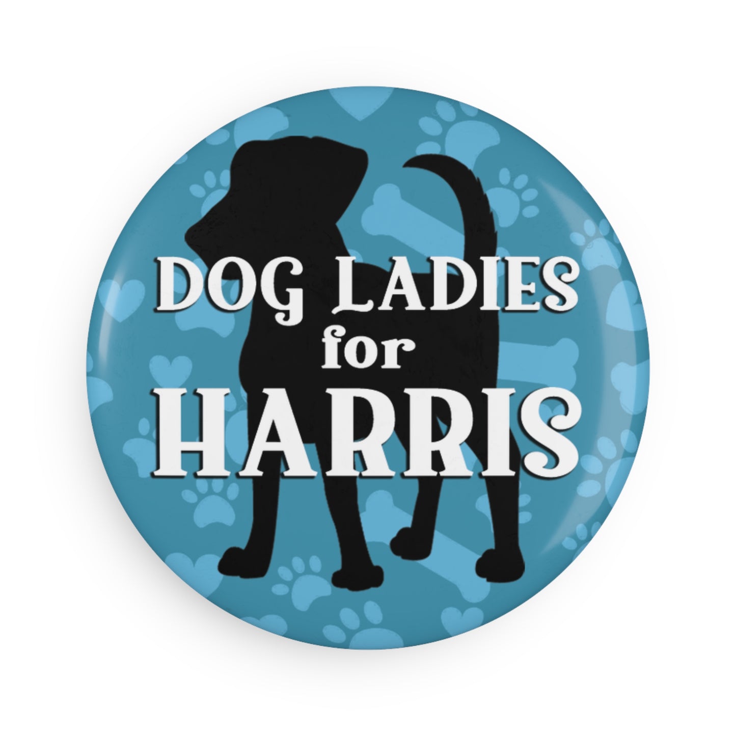 Button: Dog Ladies for Harris