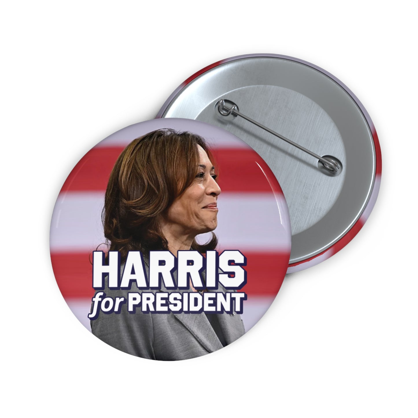 Button: Harris for President: Kamala Harris