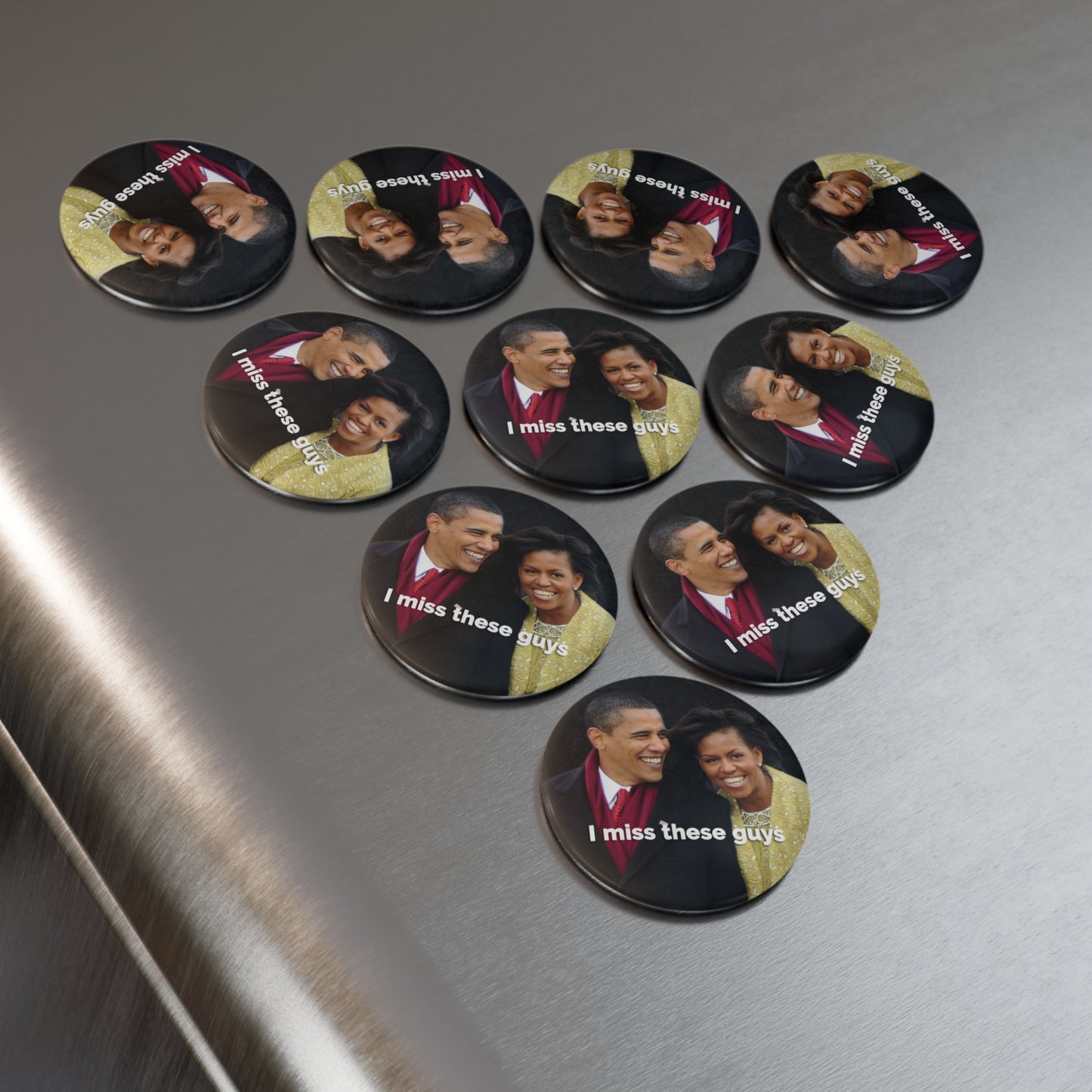 Magnet: "I Miss These Guys" - Barack & Michelle Obama