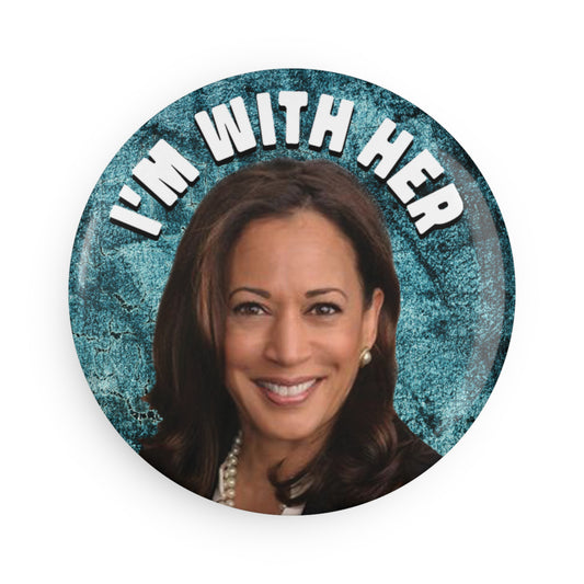 Button: I'm With Her: Kamala Harris