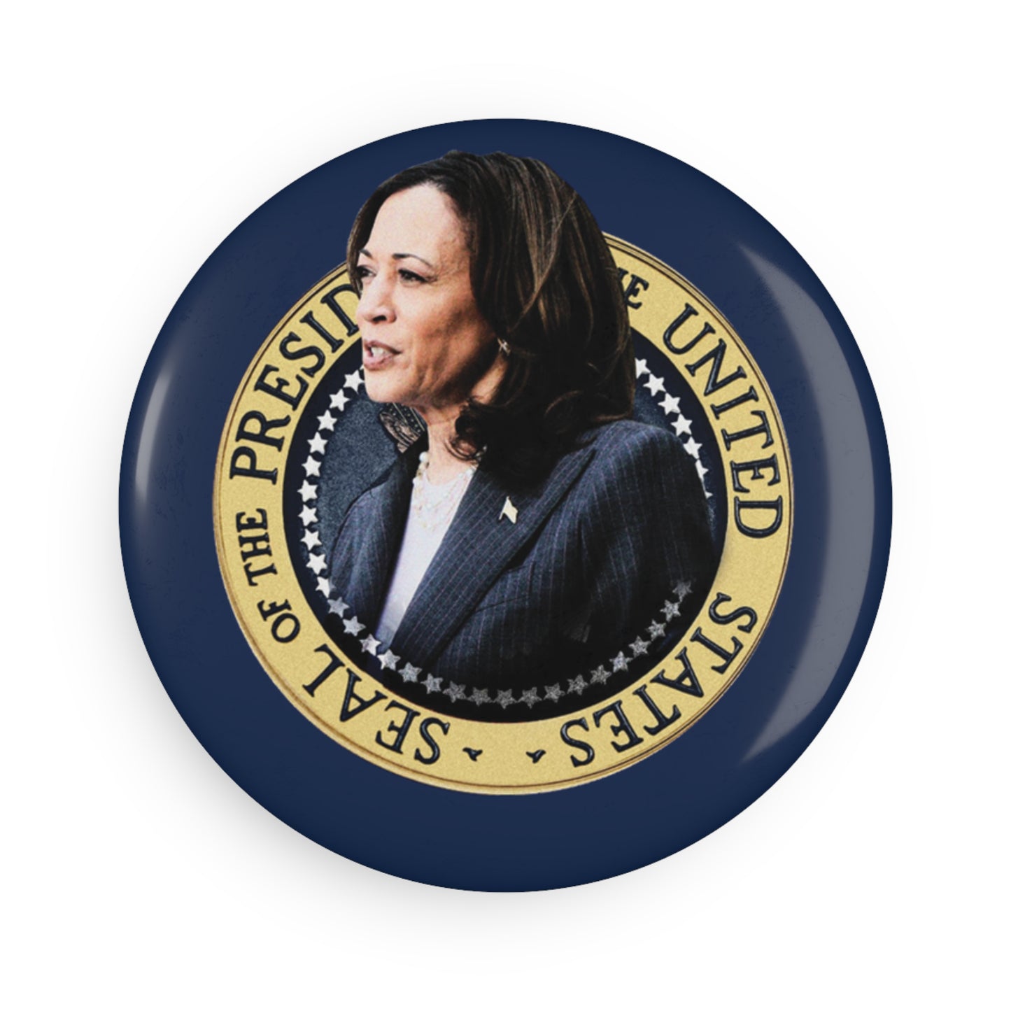 Button: Kamala Harris: Presidential Seal