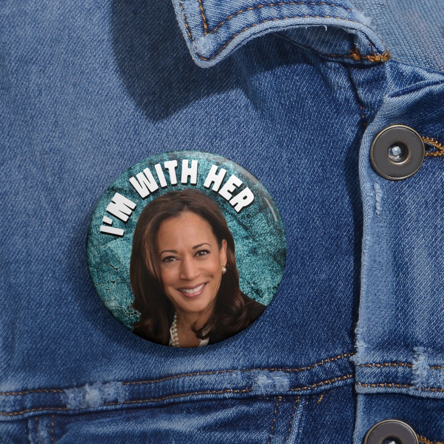 Button: I'm With Her: Kamala Harris