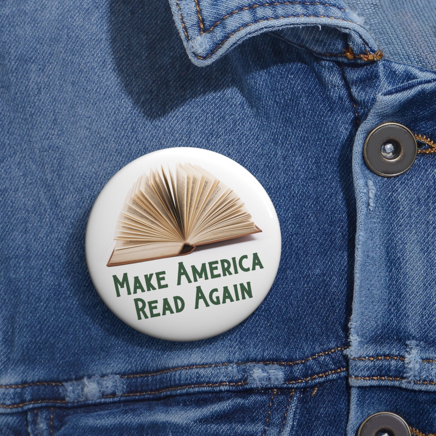 Button: Make America Read Again