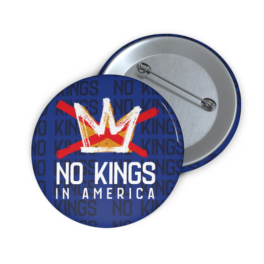 Button: "No Kings in America"