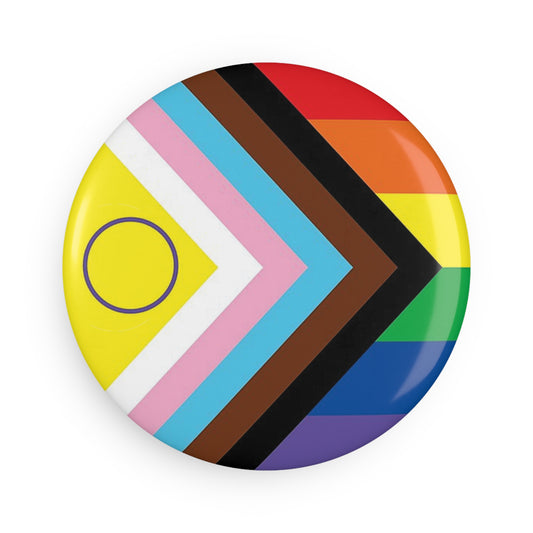 Button: Intersex-Inclusive Pride Progress Flag