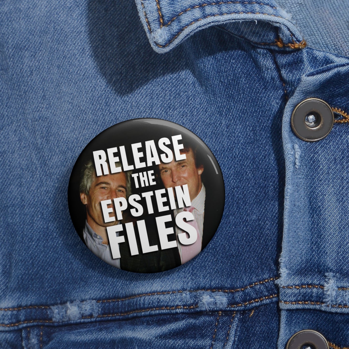 Button: "Release the Epstein Files"