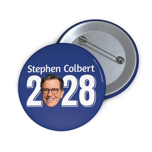 Button: "Stephen Colbert 2028"
