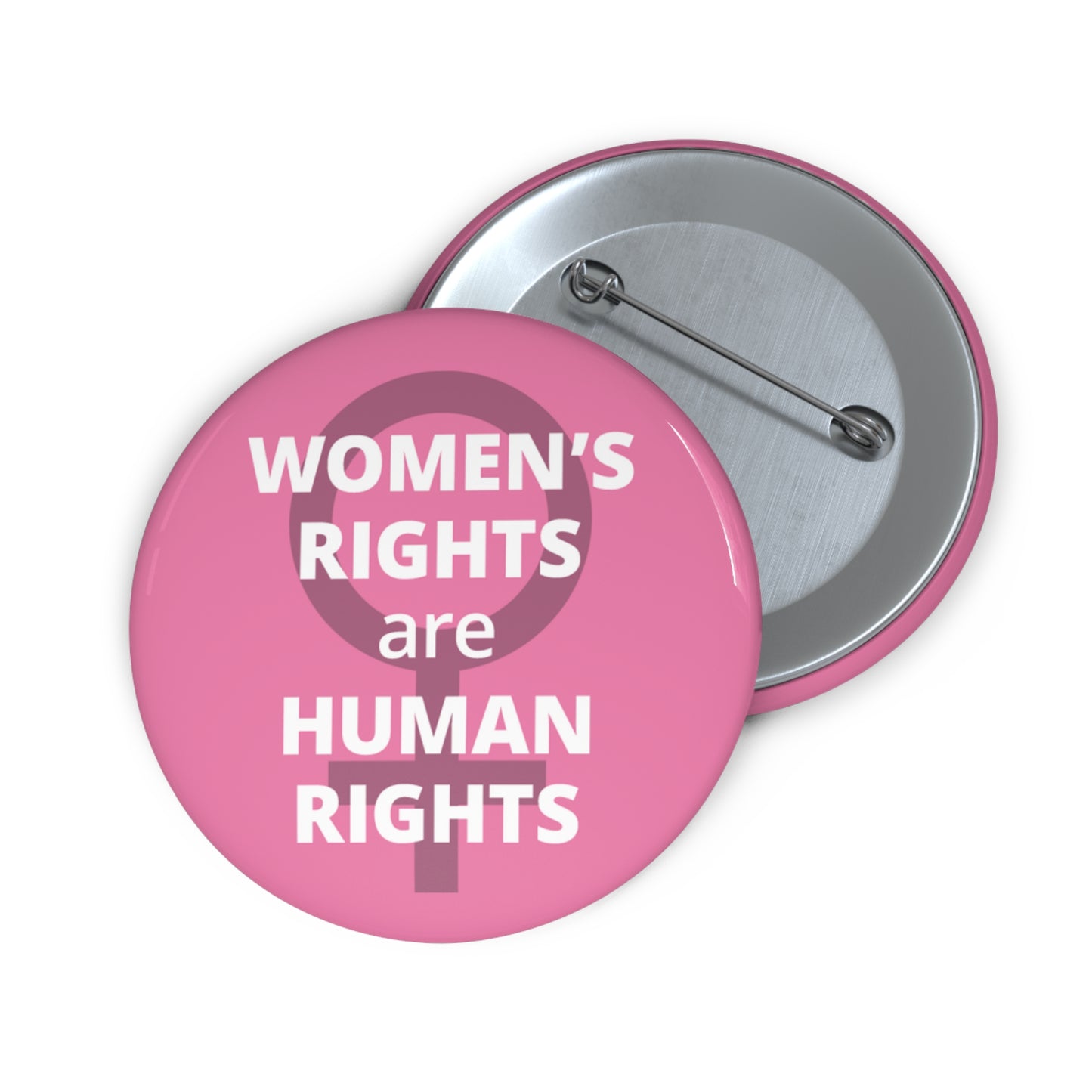 Button: "Women's Rights Are Human Rights"