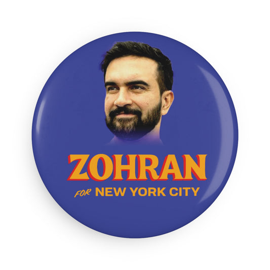 Magnet: "Zohran for New York City," with Zohran Mamdani Photo